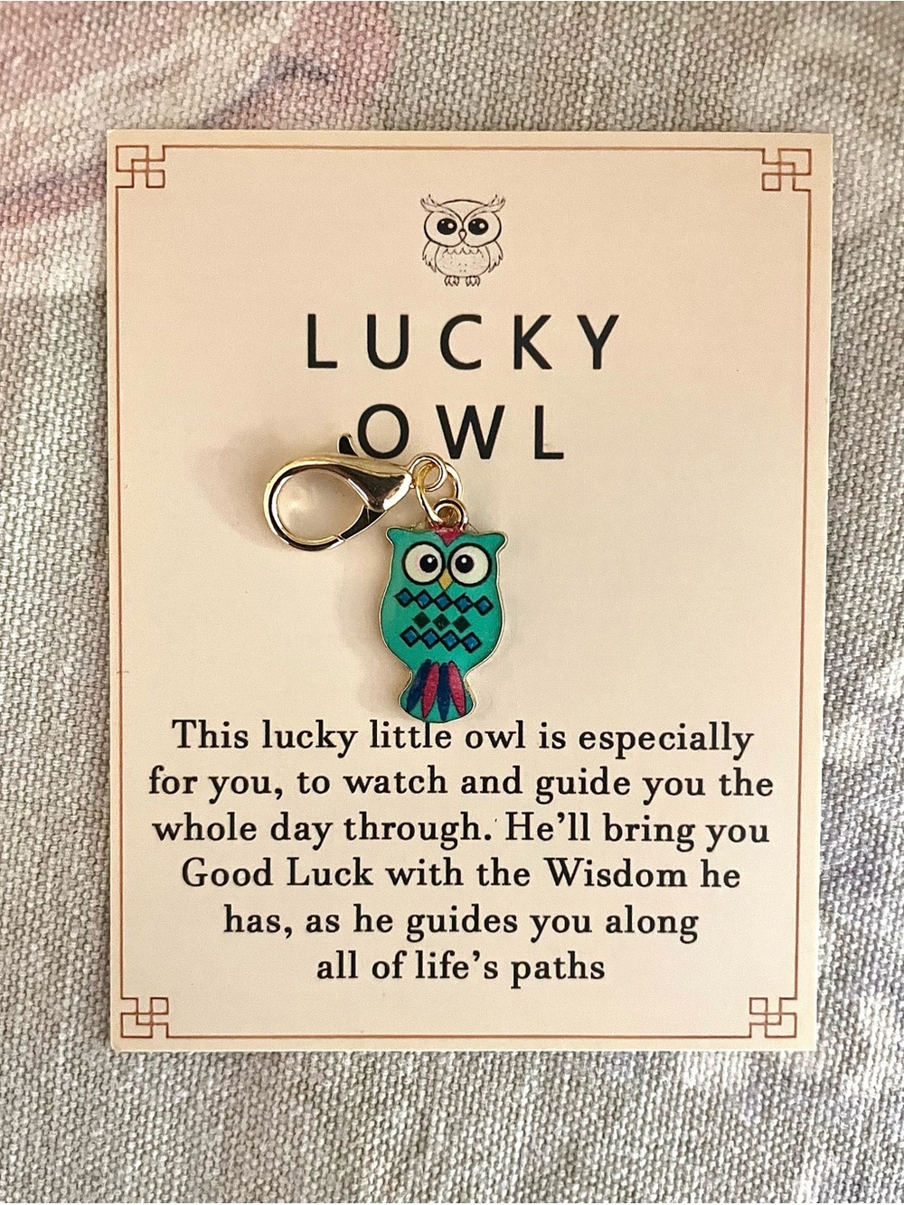 Lucky Owl Charm ๐ฆ